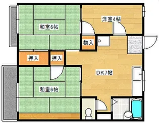 コーポ石田【2階】の間取り