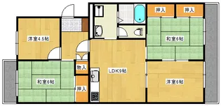 ピアパレス高須【3階】の間取り