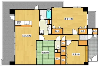 ビアンカ井口レリッシュの間取り