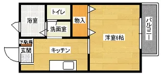 ビーライン東原【2階】の間取り