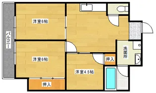 ビレッジ岩崎【4階】の間取り