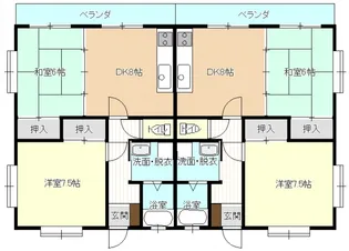 ファインヒルフルタの間取り