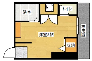ファミール牛田【1階】の間取り