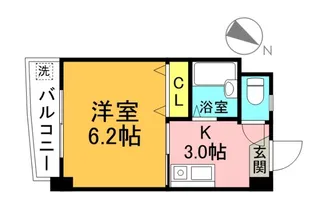 ハイムN5【3階】の間取り