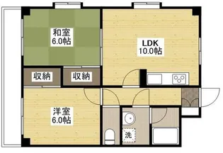 プーテゥジュール1番街【3階】の間取り