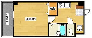 プーテゥジュール4番館【3階】の間取り