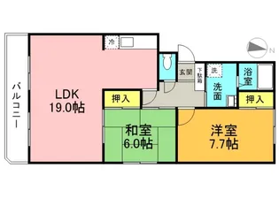 レジデンスSH【2階】の間取り