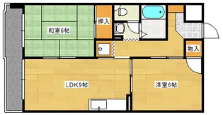 フォーブル川村2【5階】の間取り
