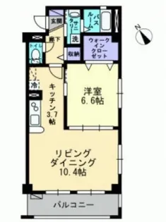 フォブール寺川の間取り