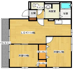 フュチュールMの間取り
