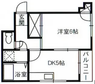 フラット光町【2階】の間取り