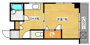 第2石井ビル【2階】の間取り