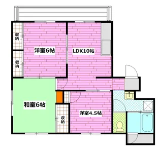 多山ビル【3階】の間取り