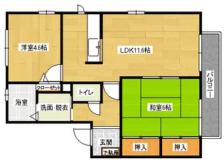 ヴィラシーン壱番館の間取り