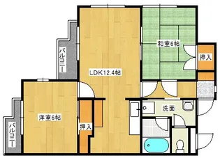 メゾンクミヂ【1階】の間取り