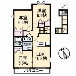 メゾンスリーズKの間取り