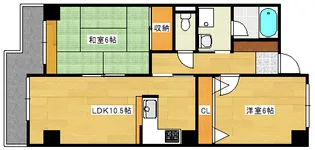 メゾンブランシュ【3階】の間取り