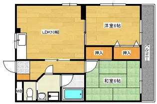 メゾン新藤【2階】の間取り