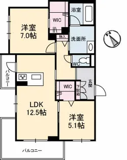 メゾン府中南【3階】の間取り