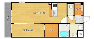 メルヴェーユ川内【3階】の間取り