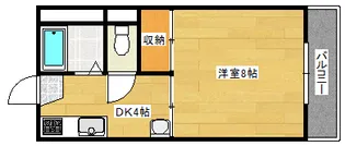 ラナイ27【1階】の間取り