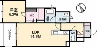 エンソラードの間取り