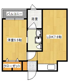 リーベ上東雲の間取り