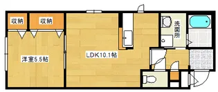 リヴュール【1階】の間取り
