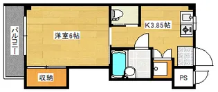 リザハウス西広島【2階】の間取り