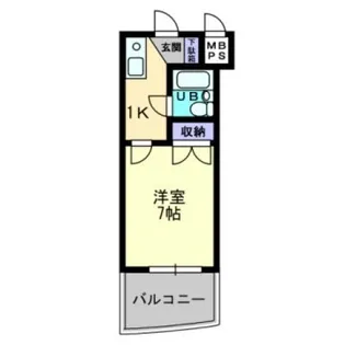 リベルテ矢野【3階】の間取り