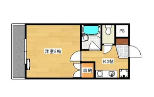 チェリーヒルズ南観音【2階】の間取り