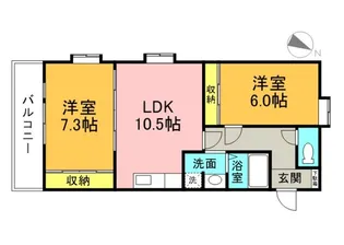 ルミエール翠町の間取り