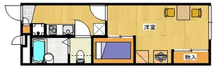 レオパレス恵夢伍番館の間取り
