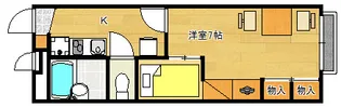 レオパレス庚午中の間取り