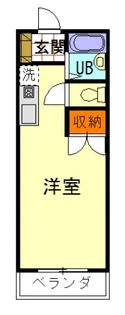 ロイヤル戸坂【5階】の間取り