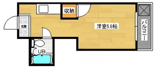 宇品コーポ【5階】の間取り