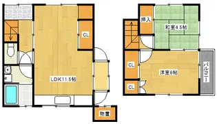 広島県広島市安芸区畑賀1丁目【一戸建】の間取り