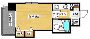 ダイアパレス比治山公園の間取り