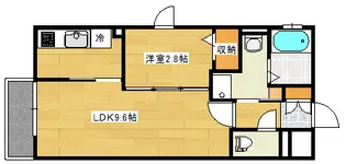 月光南観音壱番館【1階】の間取り