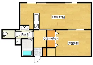 光ビル【402号室】の間取り