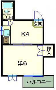 山鶴ビル【3階】の間取り