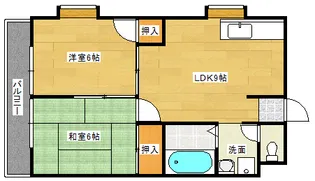森田ビルNo.1【403号室】の間取り