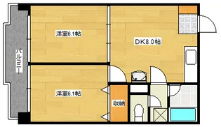 第2柴田ビル【2階】の間取り