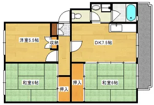 第2仁井田マンションの間取り