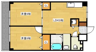 第3広田ビル【4階】の間取り