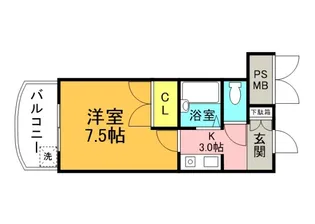 ABRIOHIKARIMACHI【3階】の間取り