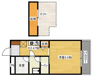 第7みぞたコーポの間取り