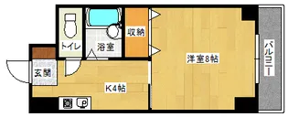 坪井ビル【2階】の間取り