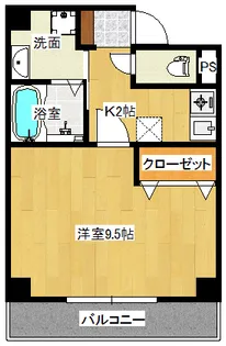 JH的場【5階】の間取り