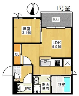 REGALESTAlivio【2階】の間取り